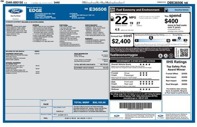 2013 Ford Edge SEL — SUV — 94,021 mi — Pensacola, FL