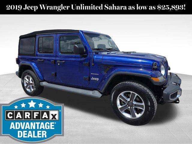 2019 Jeep Wrangler Sahara — SUV — 83,145 mi — Pensacola, FL