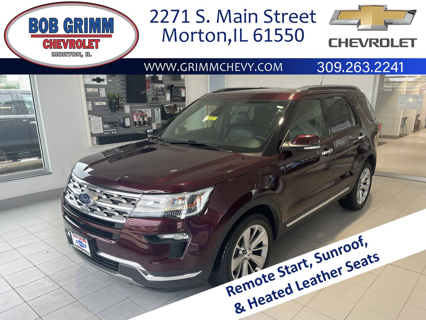 2019 Ford Explorer Limited — SUV — 91,412 mi — Morton, IL
