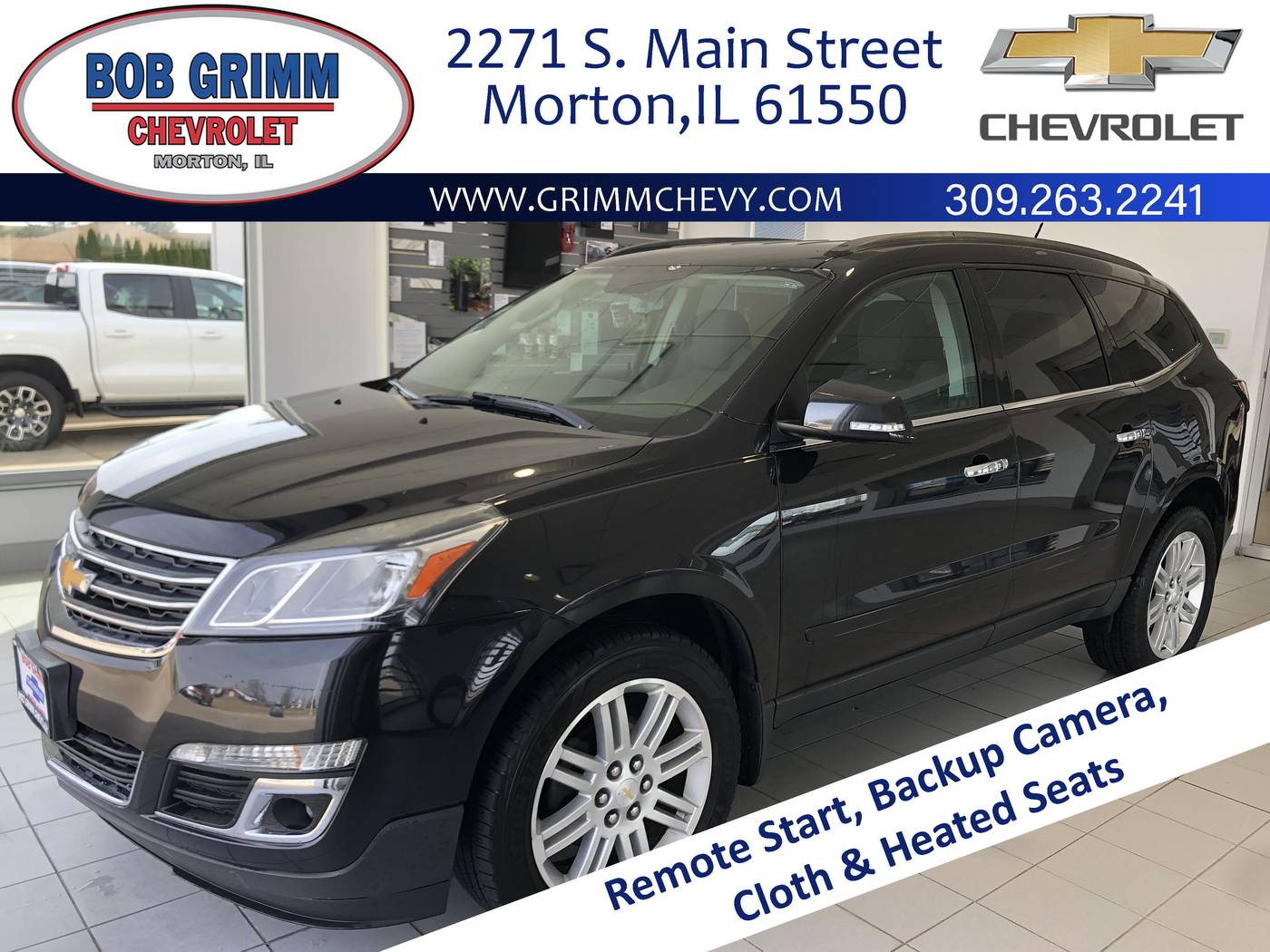 2014 Chevrolet Traverse LT — SUV — 194,740 mi — Morton, IL