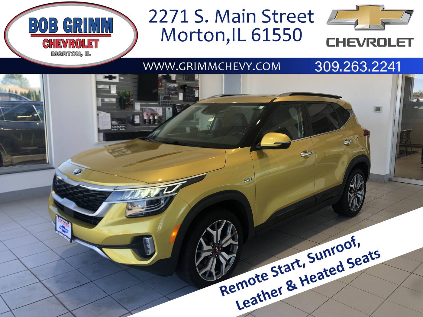 2021 Kia Seltos SX Turbo — SUV — 65,264 mi — Morton, IL