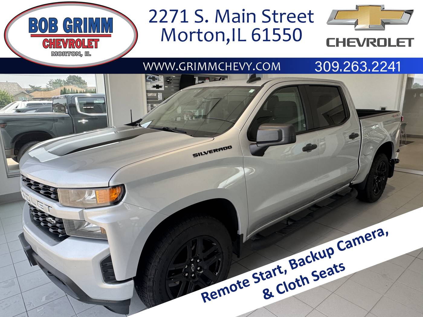 2021 Chevrolet Silverado 1500 Custom — Pickup Truck — 86,875 mi — Morton, IL