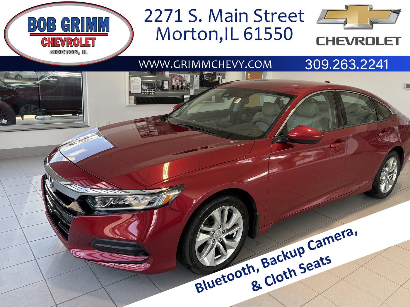 2019 Honda Accord LX — Sedan — 65,795 mi — Morton, IL