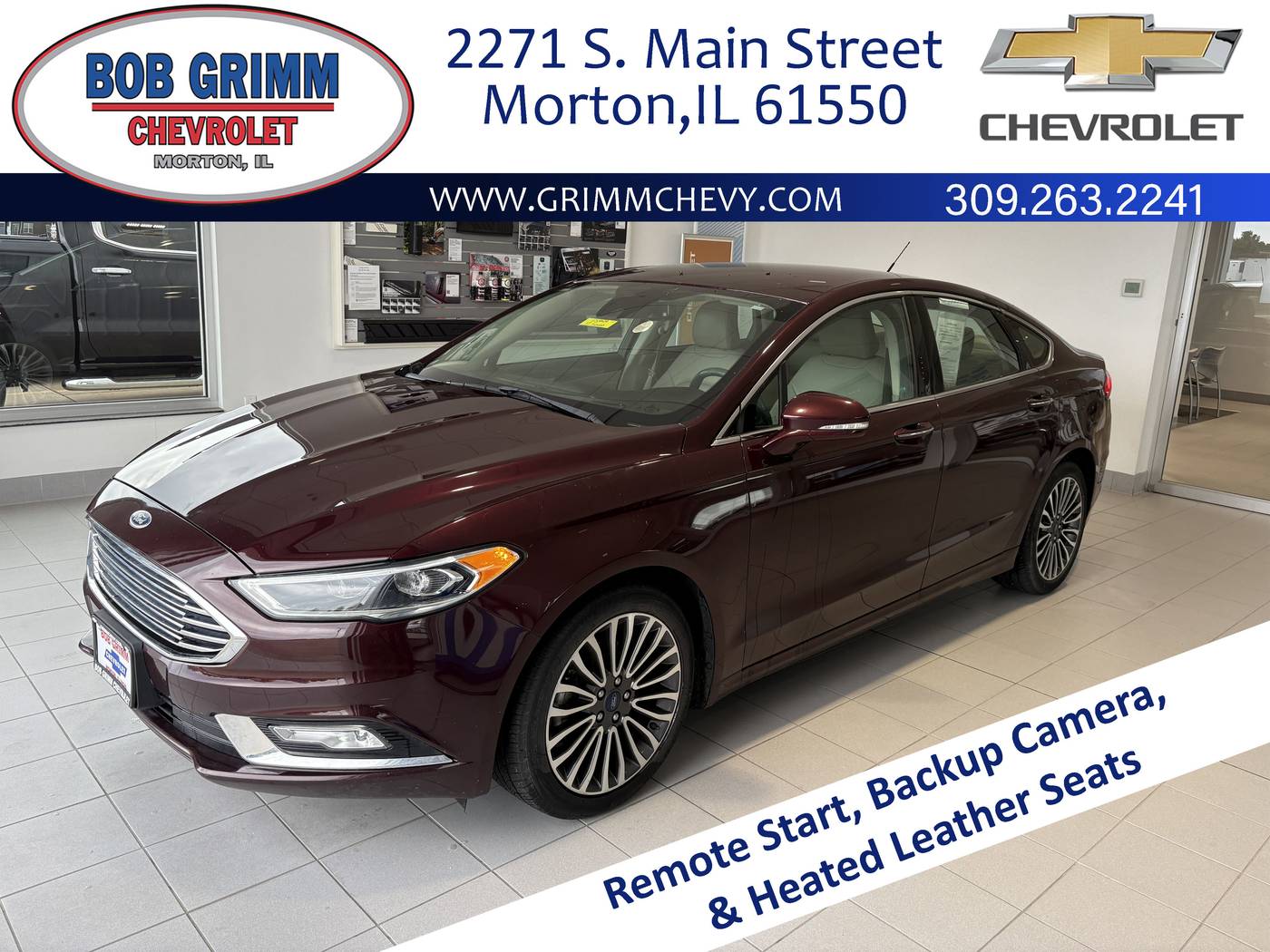 2017 Ford Fusion SE — Sedan — 86,239 mi — Morton, IL