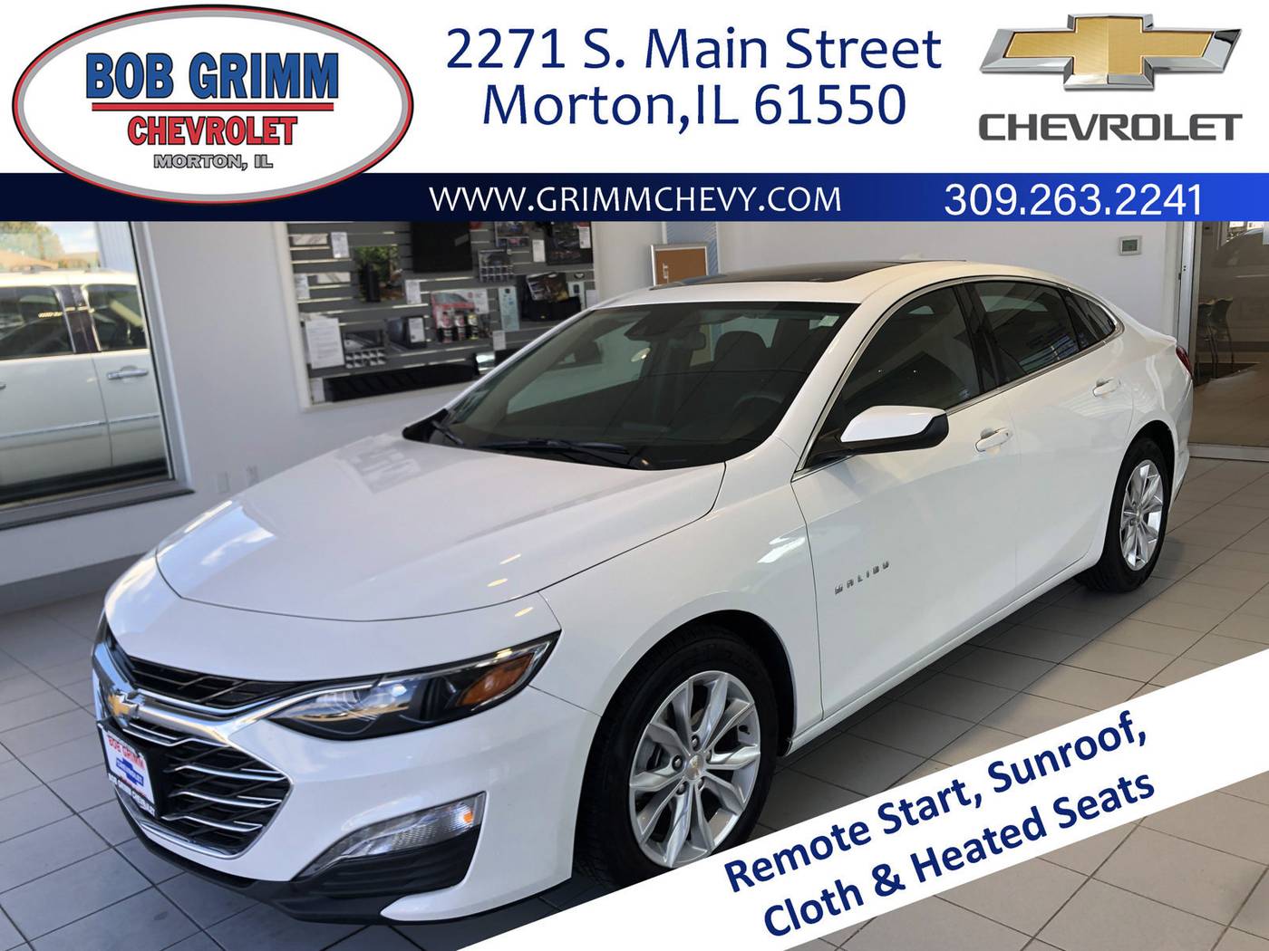 2024 Chevrolet Malibu LT — Sedan — 19,348 mi — Morton, IL