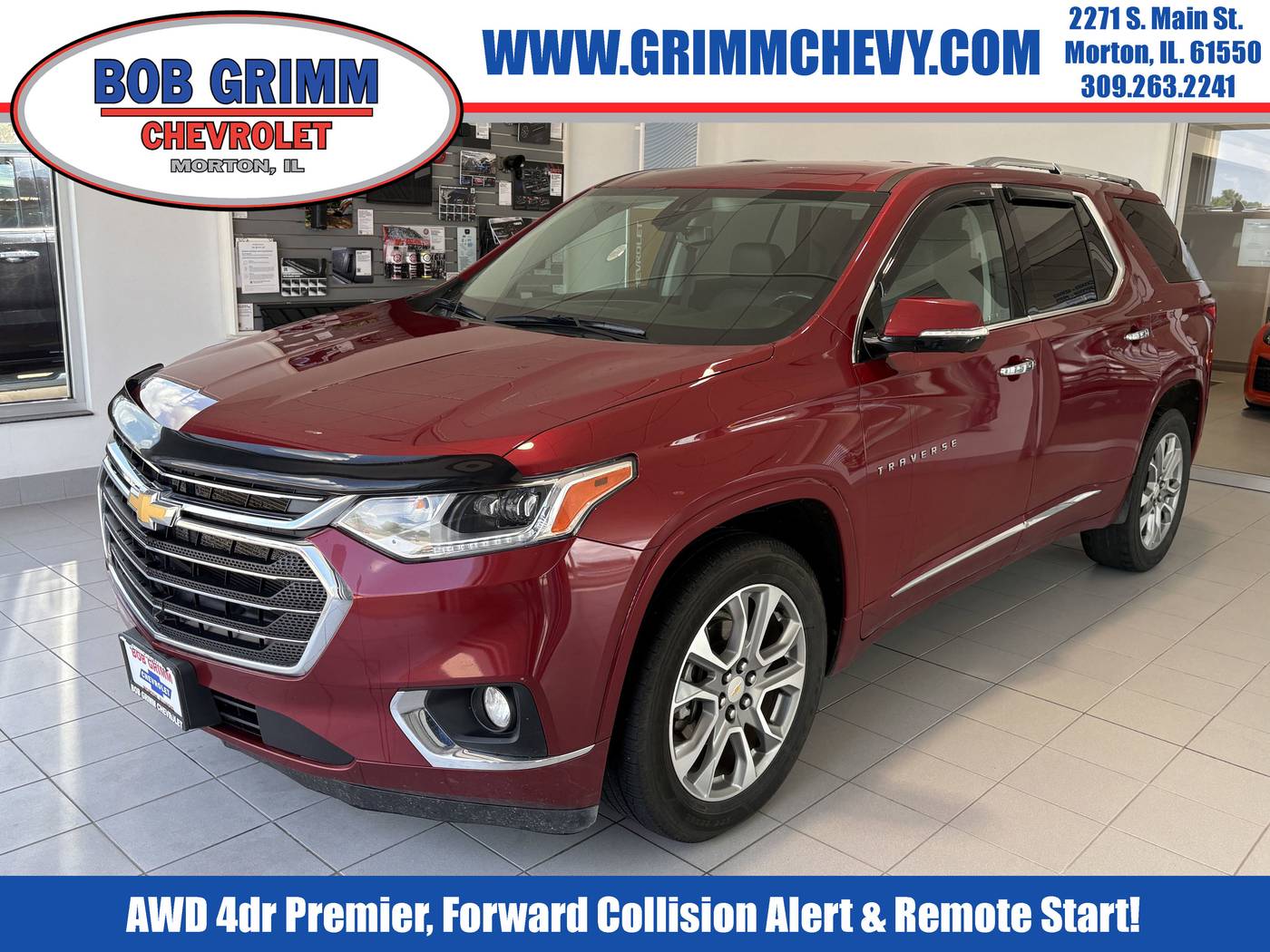 2020 Chevrolet Traverse Premier — SUV — 69,529 mi — Morton, IL