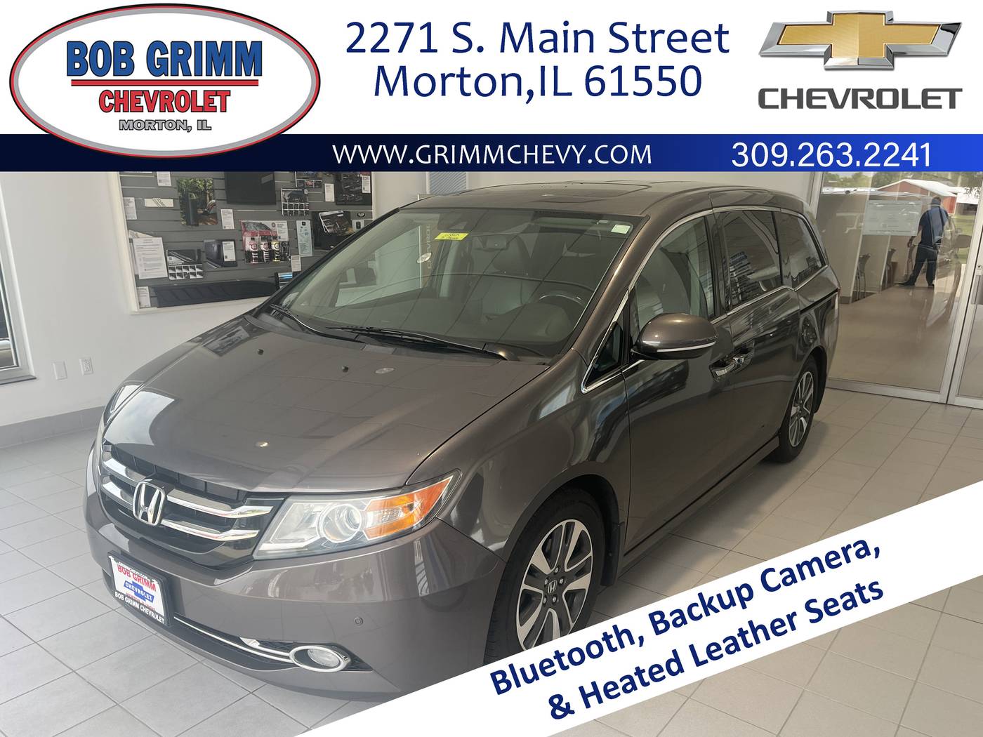 2015 Honda Odyssey Touring — Minivan — 212,635 mi — Morton, IL