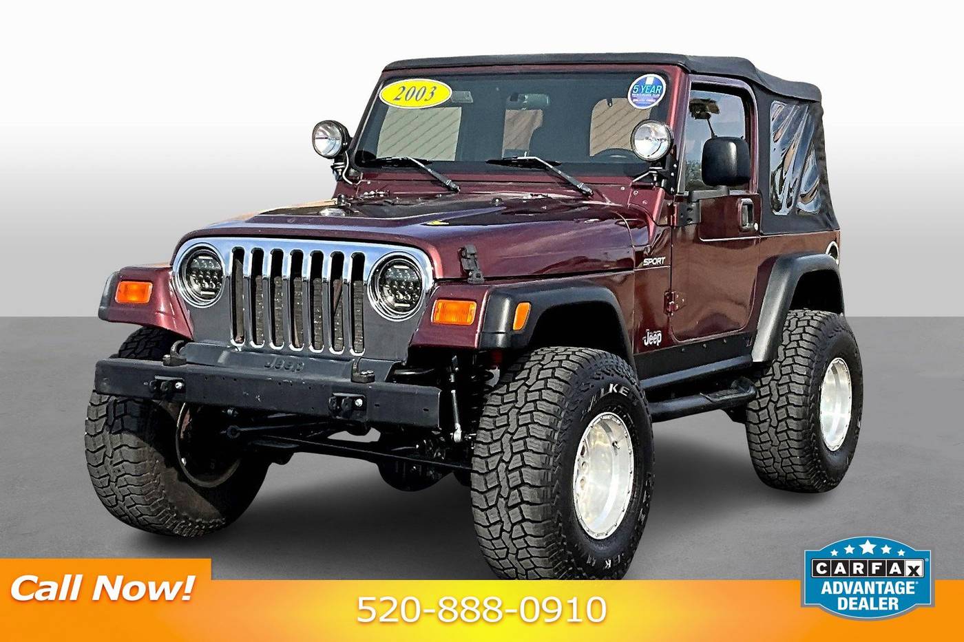 2003 Jeep Wrangler X — SUV — 100,020 mi — Tucson, AZ