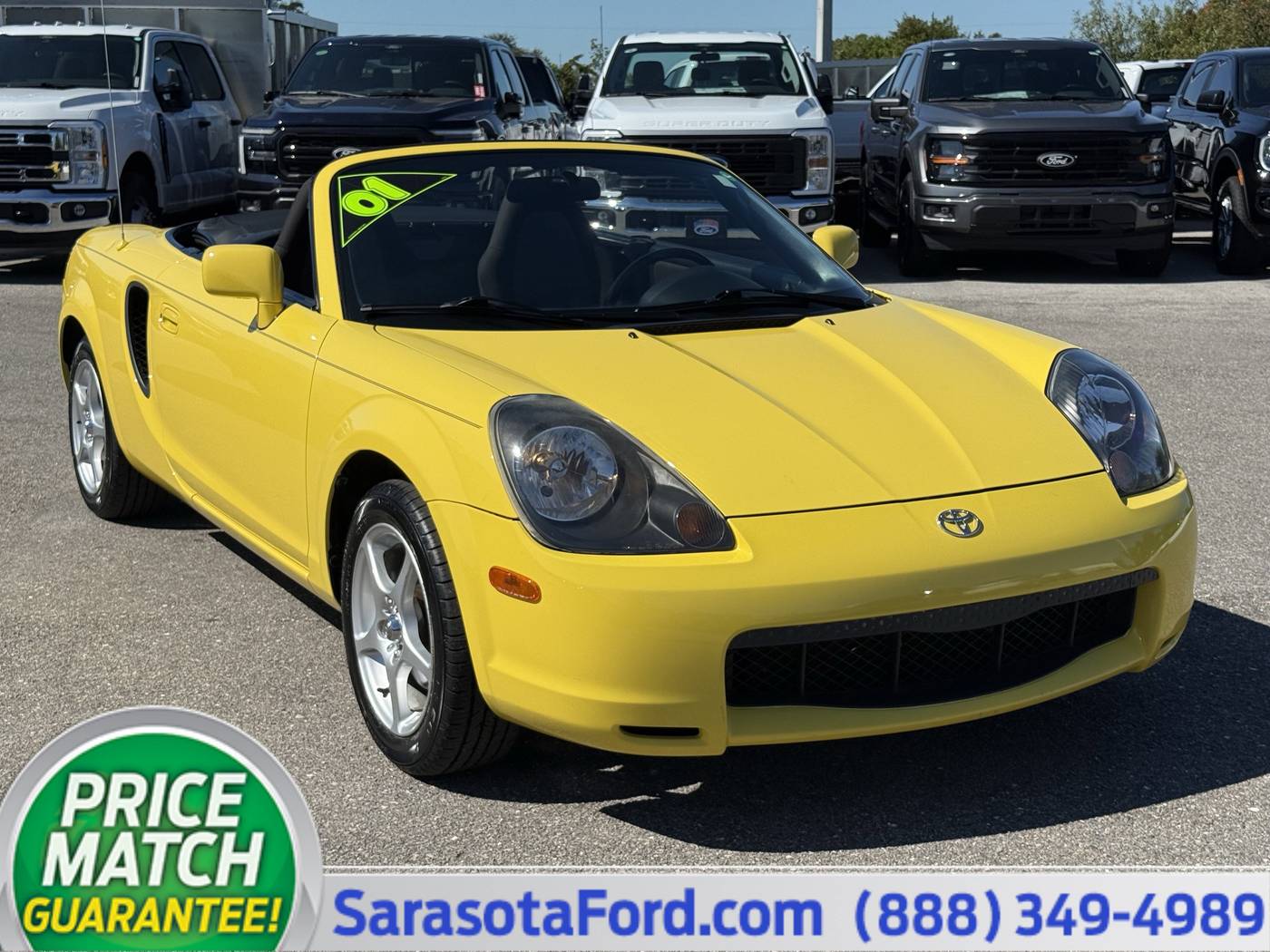 2001 Toyota MR2 Spyder Base — Convertible — 34,445 mi — Sarasota, FL