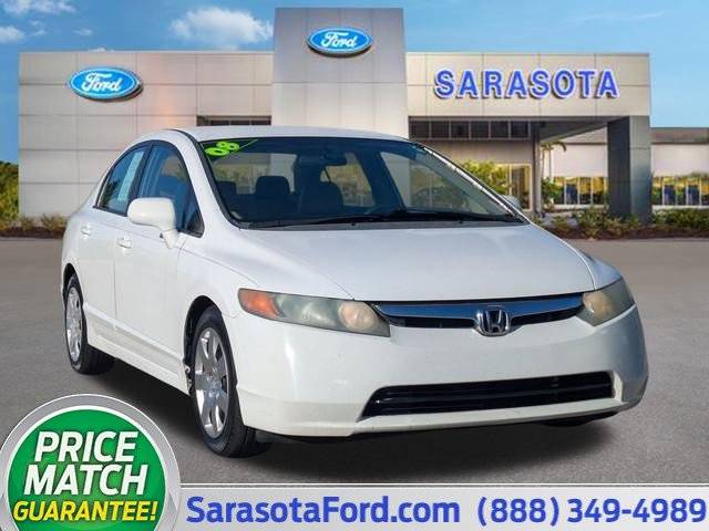 2008 Honda Civic LX — Sedan — 77,198 mi — Sarasota, FL