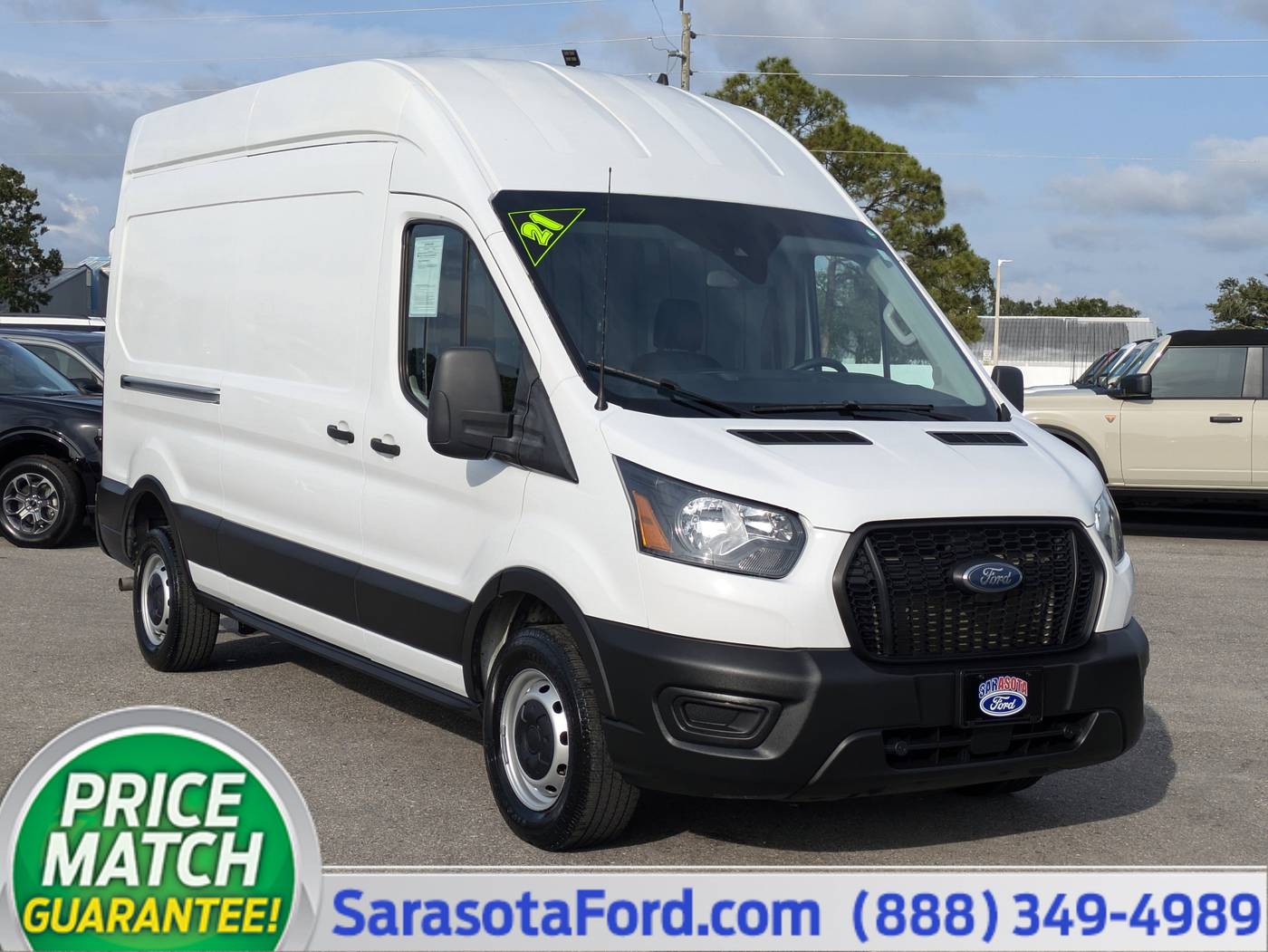 2021 Ford Transit Cargo Van T-250 — Cargo Van — 63,707 mi — Sarasota, FL