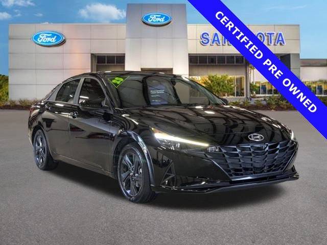 2023 Hyundai Elantra Hybrid Blue — Sedan — 28,027 mi — Sarasota, FL