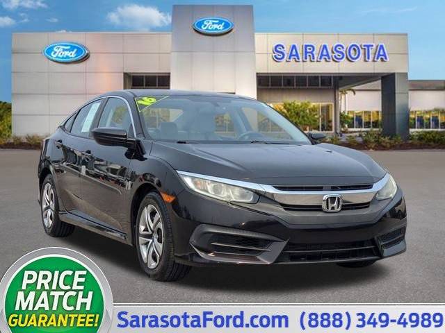 2016 Honda Civic LX — Sedan — 54,469 mi — Sarasota, FL