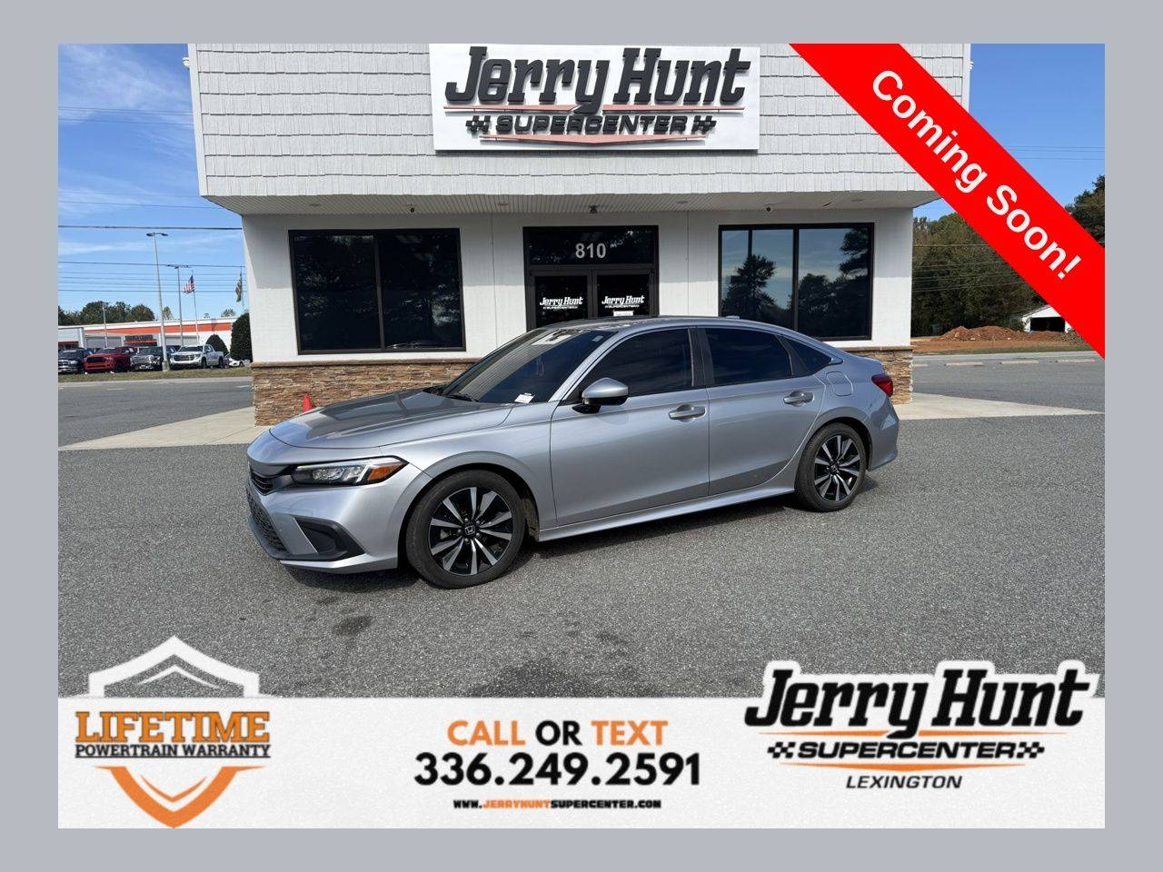 2022 Honda Civic EX — Sedan — 37,604 mi — Lexington, NC