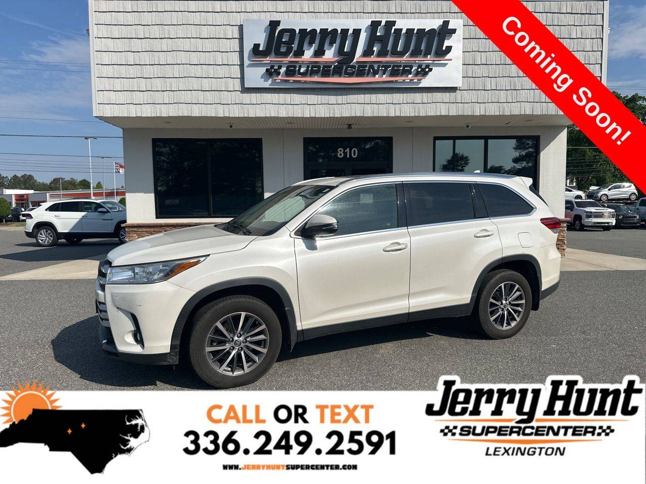 2019 Toyota Highlander XLE — SUV — 124,580 mi — Lexington, NC
