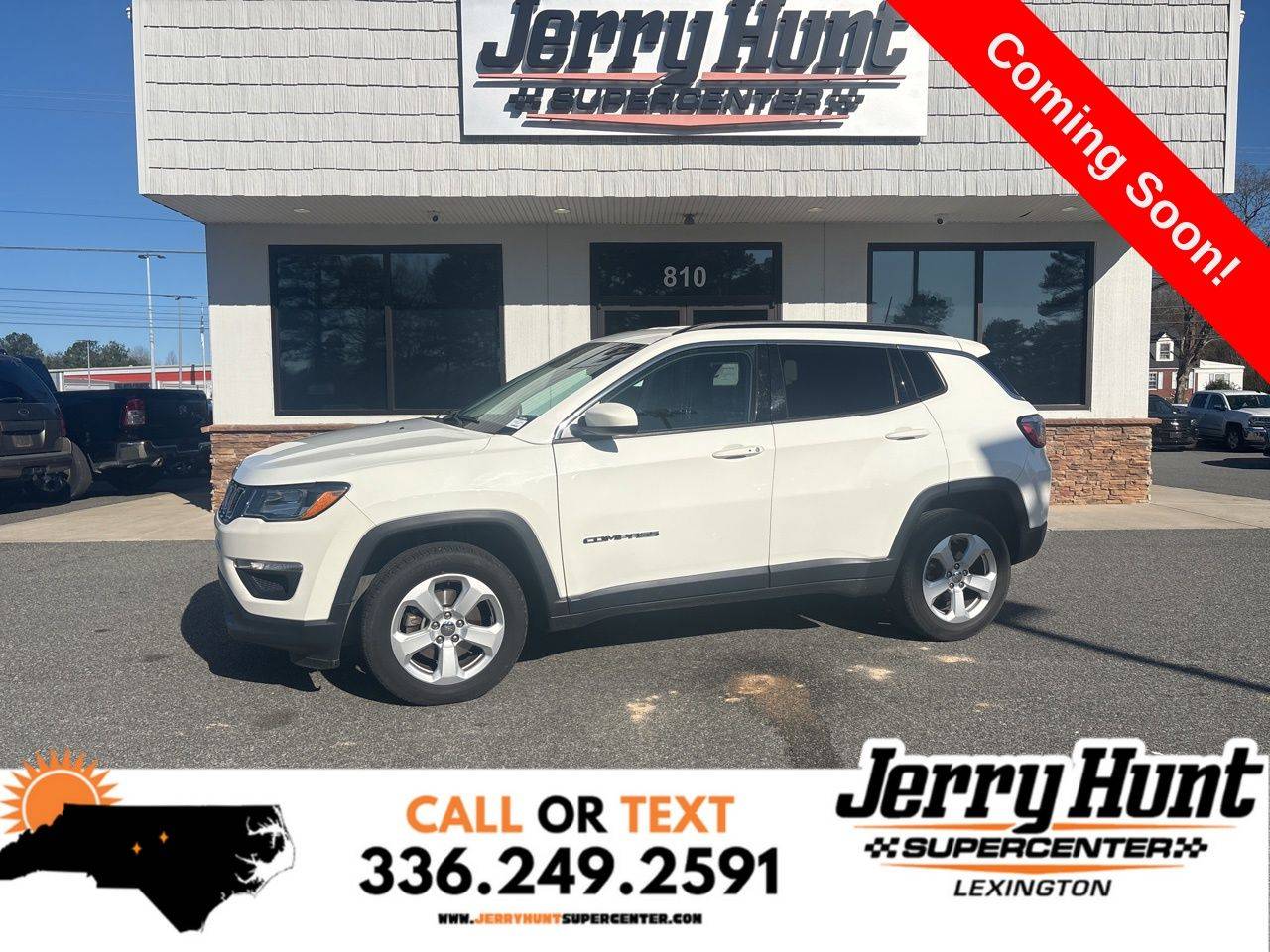 2019 Jeep Compass Latitude — SUV — 100,047 mi — Lexington, NC