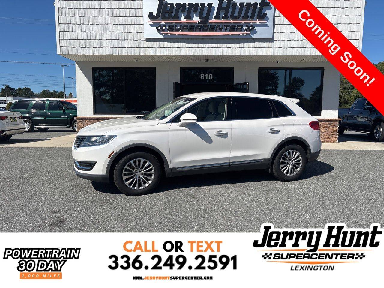2018 Lincoln MKX Select — SUV — 66,254 mi — Lexington, NC