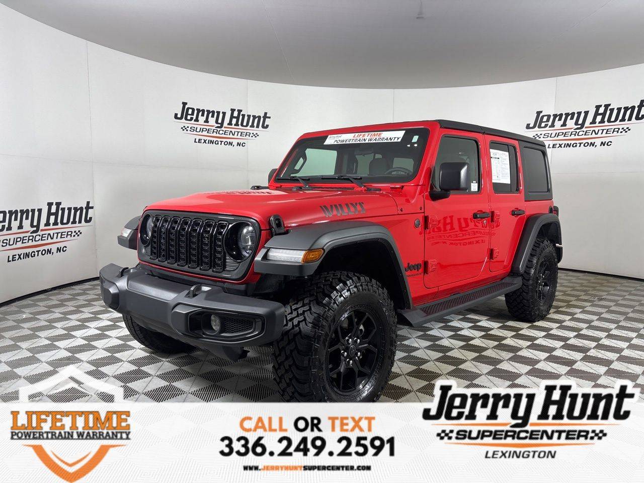 2025 Jeep Wrangler Willys — SUV — 8,708 mi — Lexington, NC
