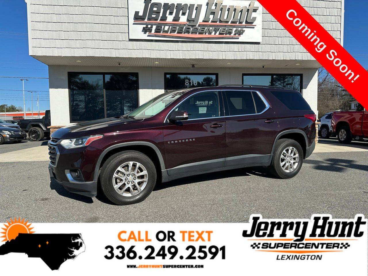 2019 Chevrolet Traverse LT Cloth — SUV — 112,671 mi — Lexington, NC