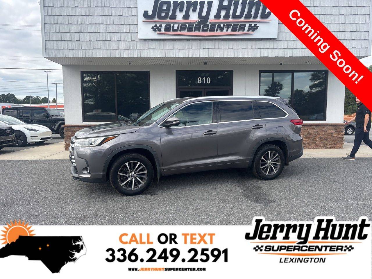 2018 Toyota Highlander XLE — SUV — 109,756 mi — Lexington, NC