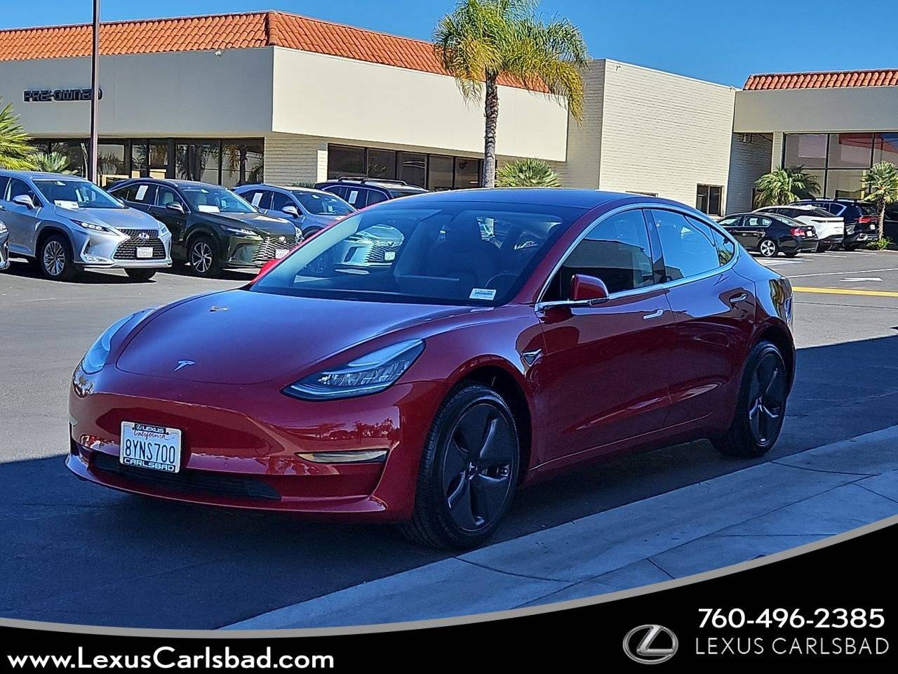 2018 Tesla Model 3 Long Range — Sedan — 60,178 mi — Carlsbad, CA