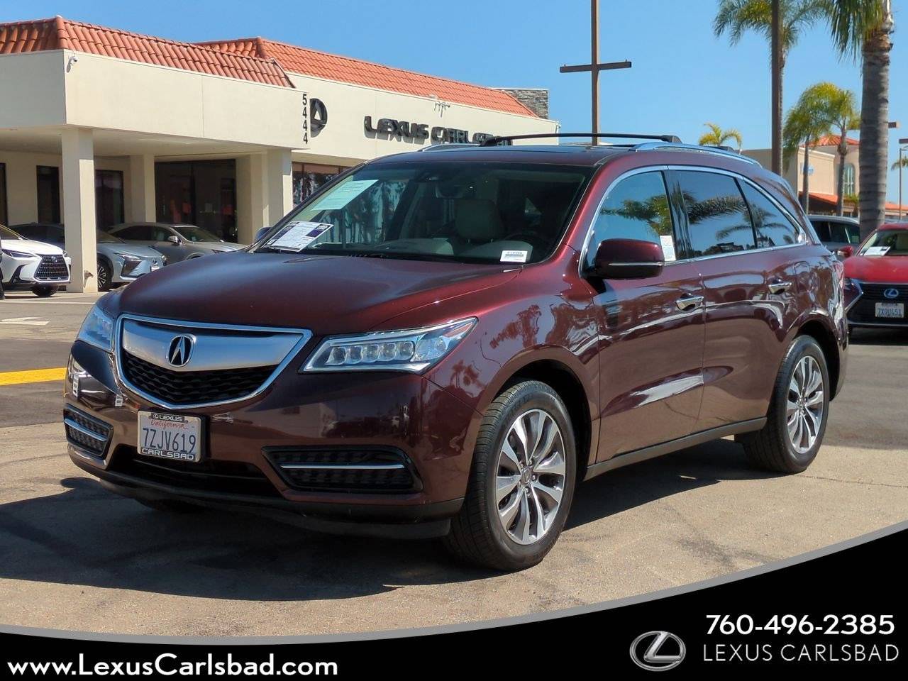 2016 Acura MDX Technology Package — SUV — 68,484 mi — Carlsbad, CA