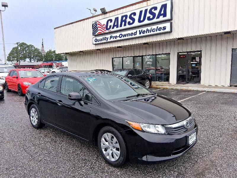 2012 Honda Civic LX — Sedan — 120,724 mi — Virginia Beach, VA