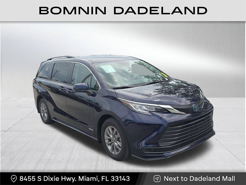 2021 Toyota Sienna LE — Minivan — 76,416 mi — Miami, FL