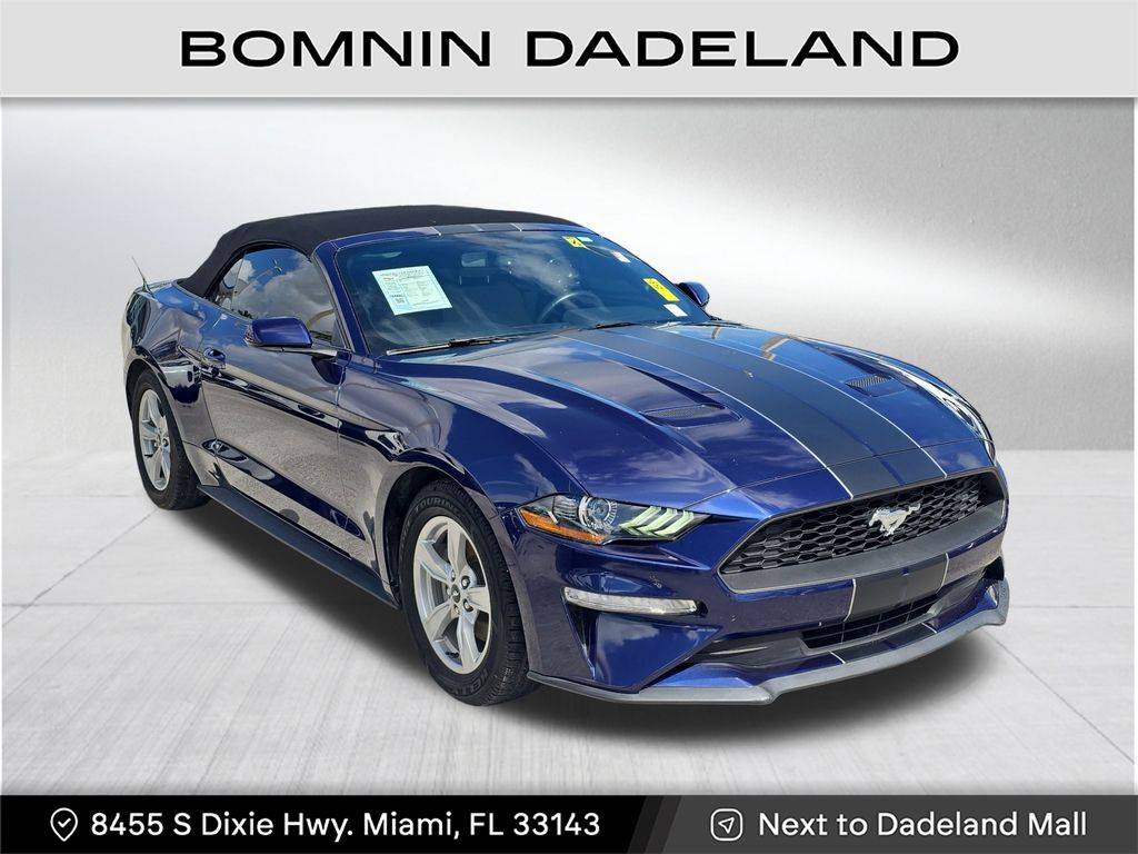 2020 Ford Mustang EcoBoost — Convertible — 63,671 mi — Miami, FL