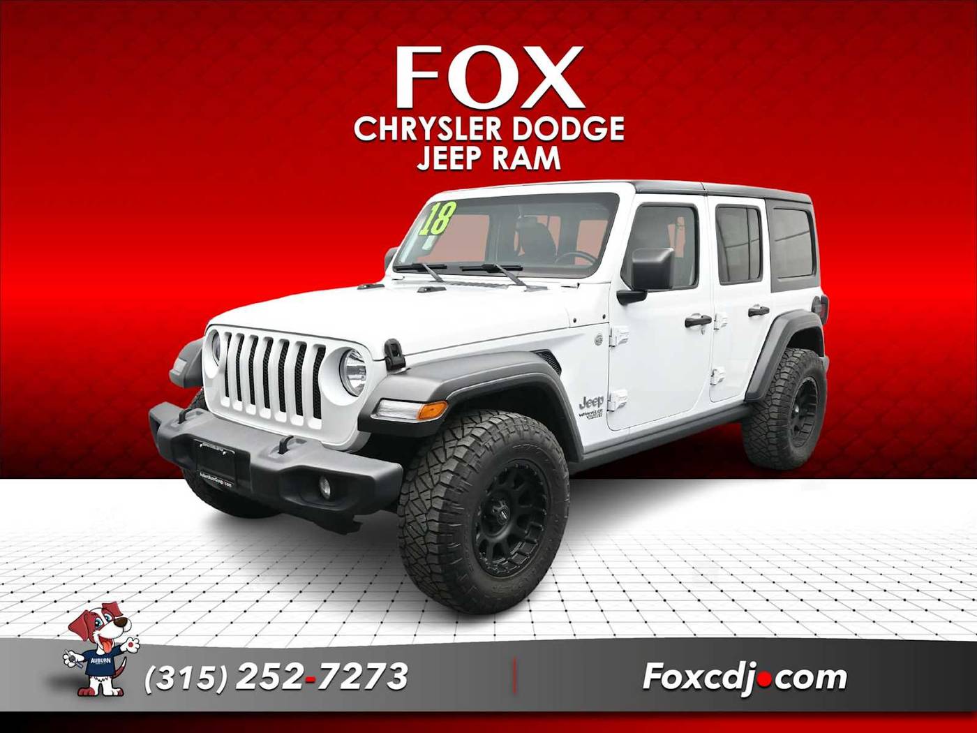 2018 Jeep Wrangler Sport S — SUV — 69,039 mi — Auburn, NY