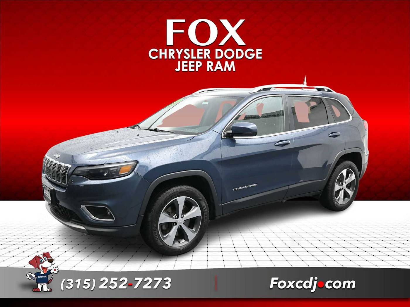 2019 Jeep Cherokee Limited — SUV — 62,382 mi — Auburn, NY