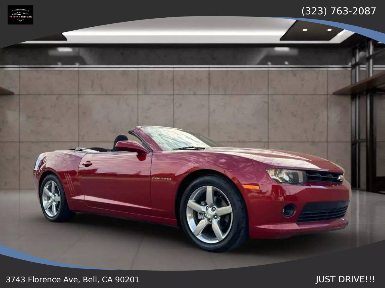 2015 Chevrolet Camaro 1LT — Convertible — 80,405 mi — Bell, CA