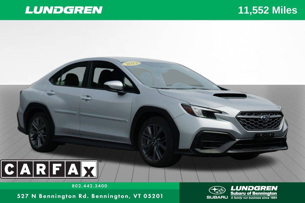 2022 Subaru WRX Standard — Sedan — 9,873 mi — Bennington, VT