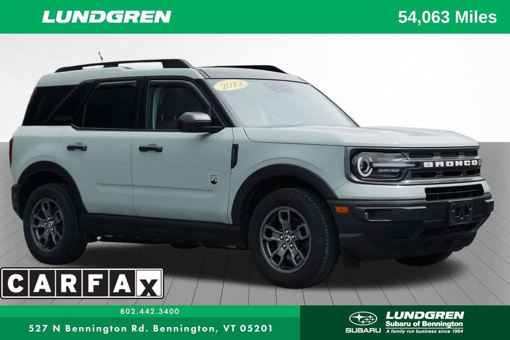 2022 Ford Bronco Sport Big Bend — SUV — 53,867 mi — Bennington, VT