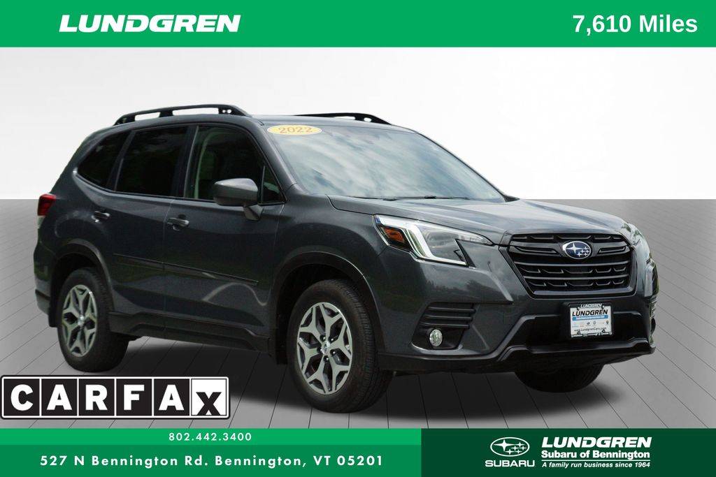 2022 Subaru Forester Premium — SUV — 7,610 mi — Bennington, VT
