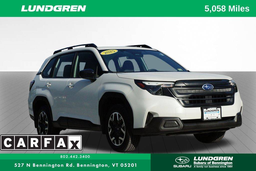2025 Subaru Forester Base — SUV — 2,850 mi — Bennington, VT