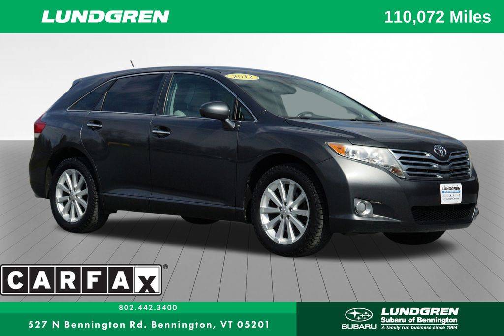 2012 Toyota Venza LE — SUV — 110,072 mi — Bennington, VT