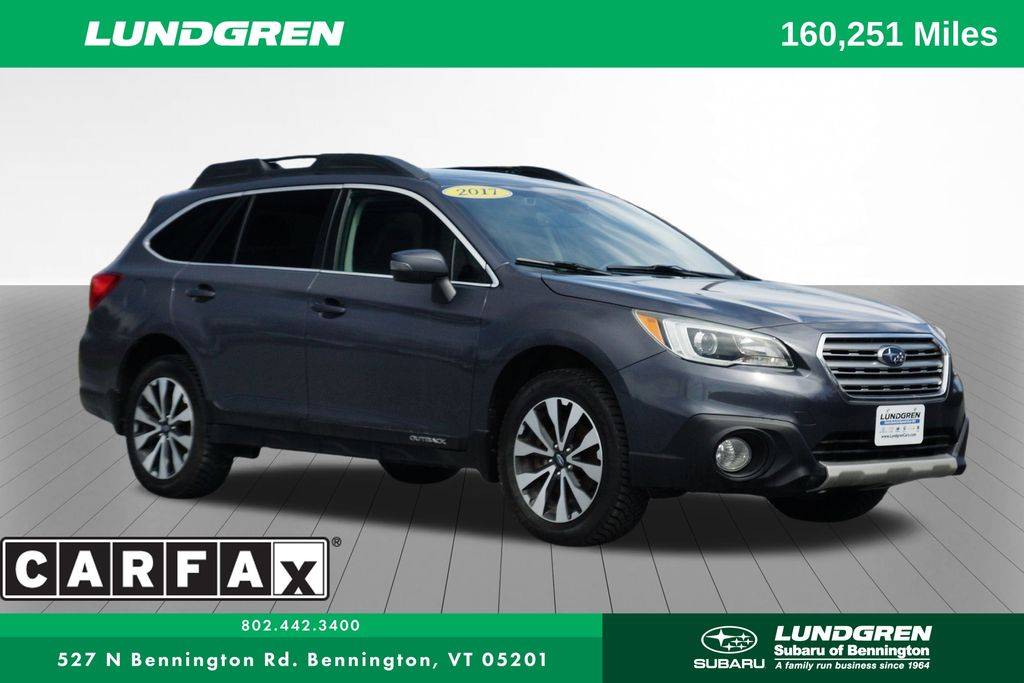2017 Subaru Outback 2.5i Limited — SUV — 160,246 mi — Bennington, VT