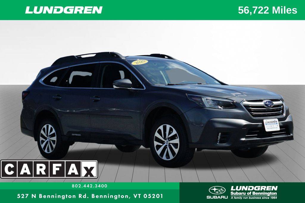 2020 Subaru Outback 2.5i Premium — SUV — 56,722 mi — Bennington, VT