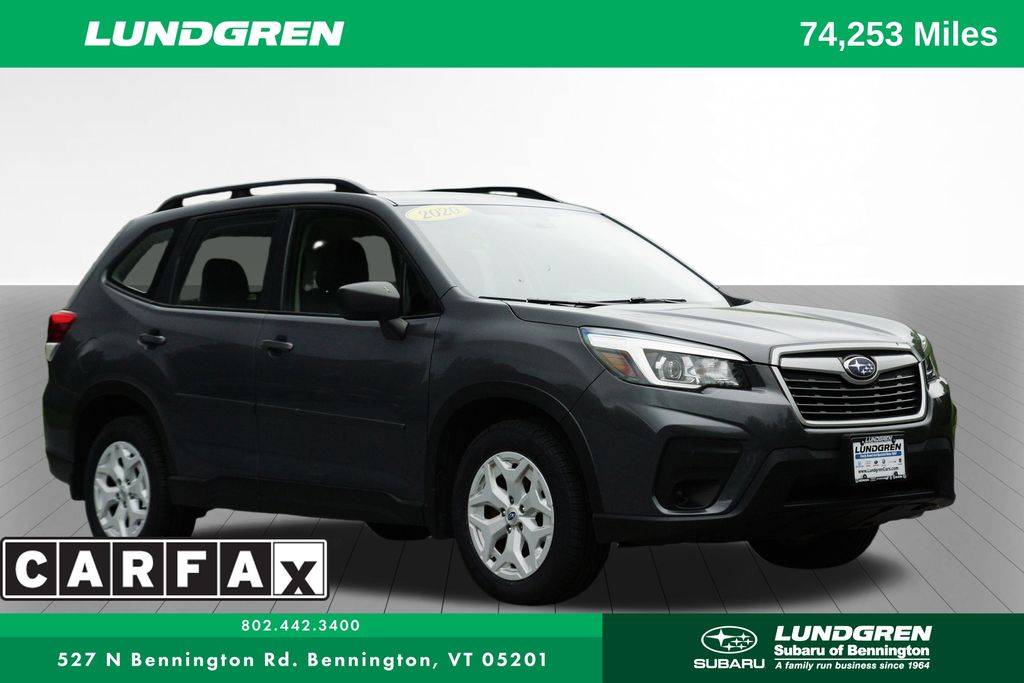 2020 Subaru Forester 2.5i — SUV — 74,253 mi — Bennington, VT