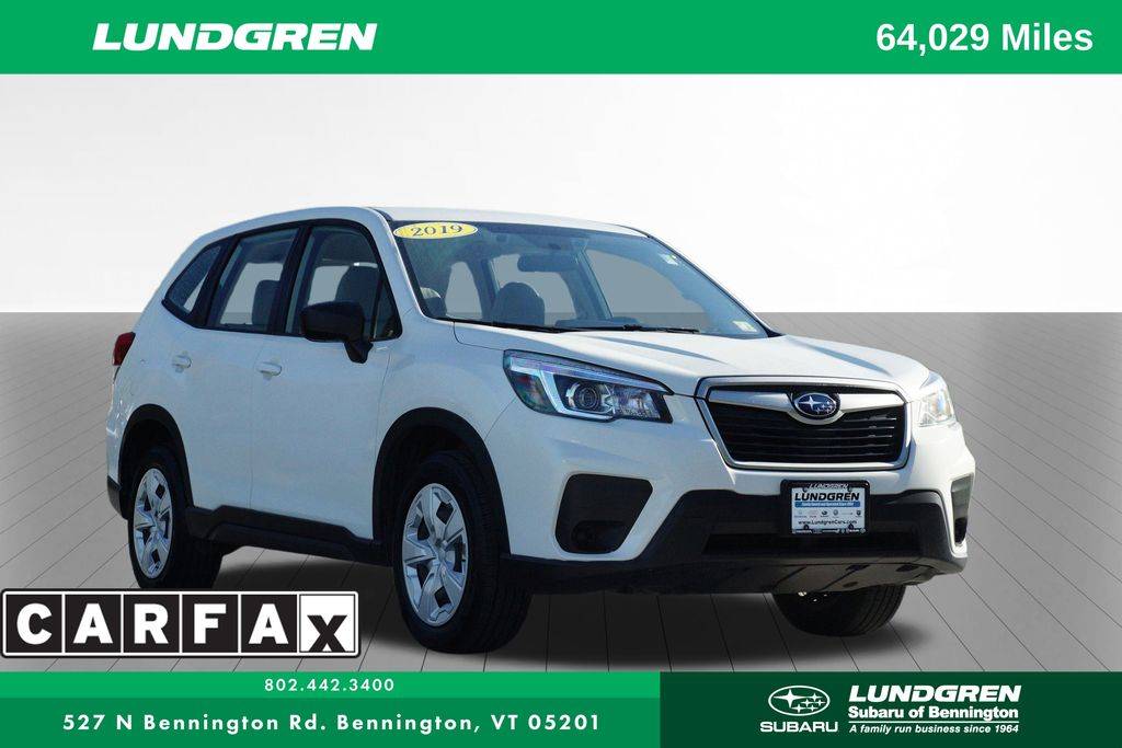 2019 Subaru Forester 2.5i — SUV — 63,883 mi — Bennington, VT