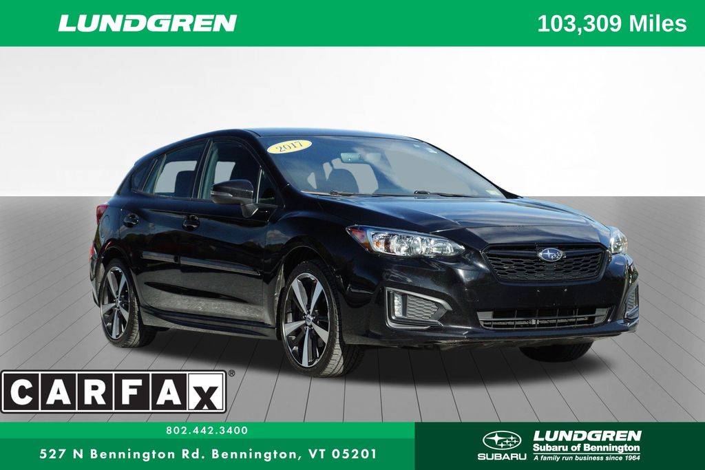 2017 Subaru Impreza 2.0i Sport — Hatchback — 103,304 mi — Bennington, VT
