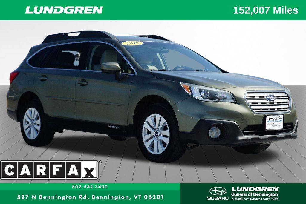 2016 Subaru Outback 2.5i Premium — SUV — 152,007 mi — Bennington, VT
