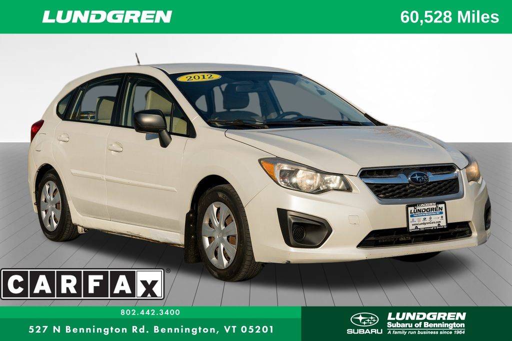 2012 Subaru Impreza 2.0i — Wagon — 60,528 mi — Bennington, VT