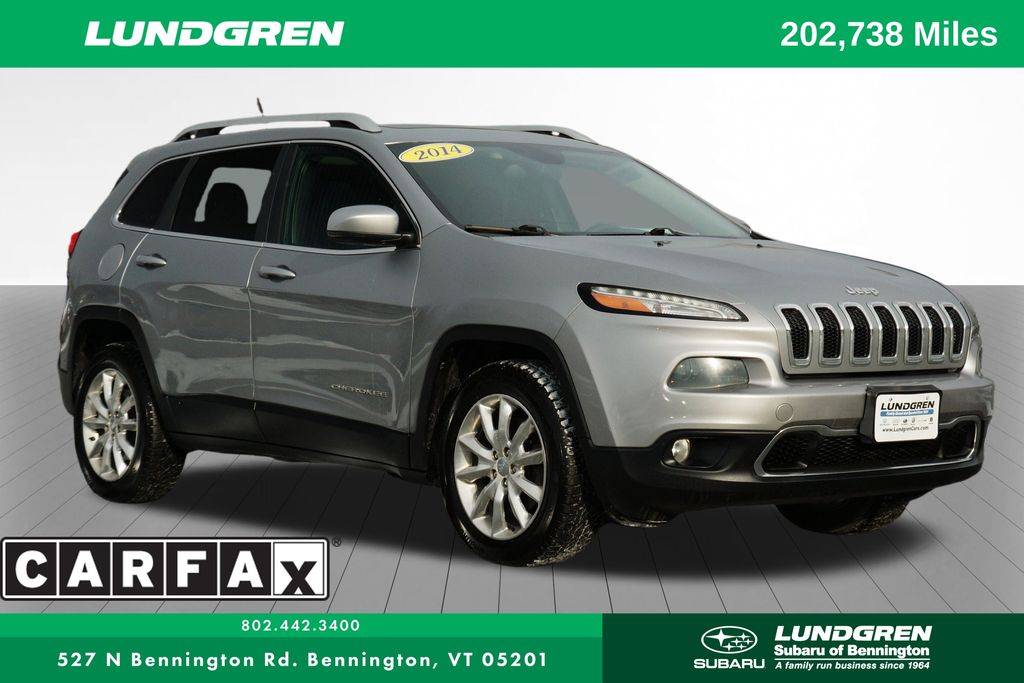 2014 Jeep Cherokee Limited — SUV — 202,738 mi — Bennington, VT