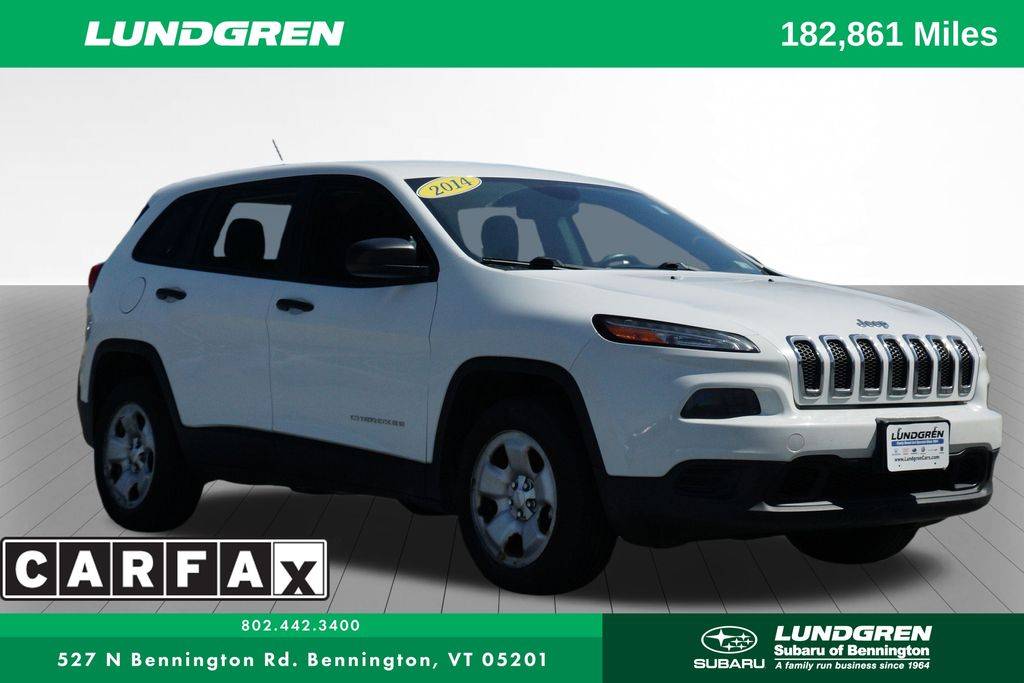 2014 Jeep Cherokee Sport — SUV — 182,783 mi — Bennington, VT