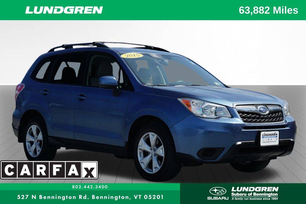2015 Subaru Forester 2.5i Premium — SUV — 63,872 mi — Bennington, VT