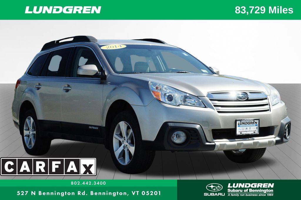 2014 Subaru Outback 2.5i Limited — SUV — 83,729 mi — Bennington, VT
