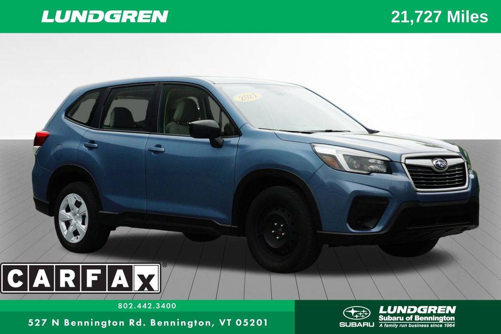 2021 Subaru Forester 2.5i — SUV — 21,727 mi — Bennington, VT