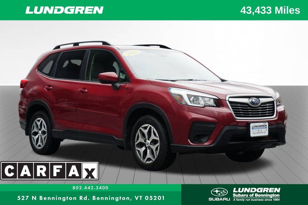 2020 Subaru Forester 2.5i Premium — SUV — 43,433 mi — Bennington, VT